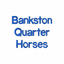 Caballos cuartos de Bankston Camiseta Polo Bordada