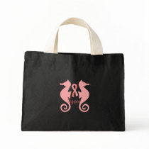Caballos de mar rosados bolsas