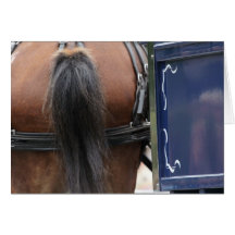 Caballos de trabajo felicitación