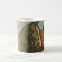 Caballos del navidad del vintage tazas