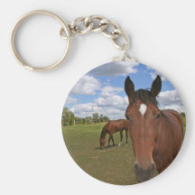 Caballos que enfrían llavero