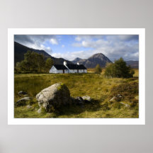 Cabaña de Blackrock, Glencoe Posters