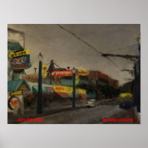 Cabaña del cangrejo de Joe Posters