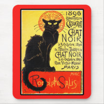 Cabaret du Chat Noir, Steinlen Tapetes De Ratón