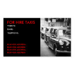 Cabbies de Londres Tarjeta De Visita