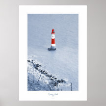 Cabeza con playas posters