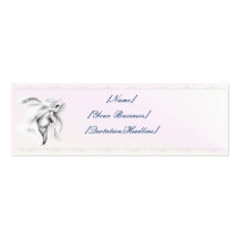 Cabeza de caballo blanco profilecard_skinny_horizo tarjetas de visita