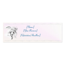 Cabeza de caballo blanco profilecard_skinny_horizo tarjetas de visita