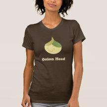 Cabeza de la cebolla camisetas