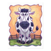Cabeza de la vaca, postal de la cola