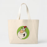 Cabeza de Papá Noel del personaje de dibujos anima Bolsas