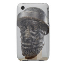 Cabeza de un rey, posiblemente Hammurabi, rey de B iPhone 3 Funda