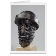 Cabeza de un rey, posiblemente Hammurabi, rey de B Felicitaciones