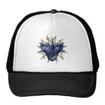 Cabeza del dragón - azul gorras