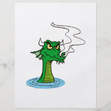 cabeza del dragón fuera del agua horned.png tarjetas publicitarias