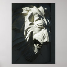 Cabeza del león poster