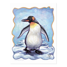 Cabeza del pingüino, postal de la cola