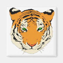 Cabeza del tigre iman de frigorífico