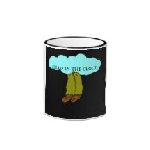 Cabeza en la nube taza