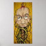 Cabeza en un poste posters