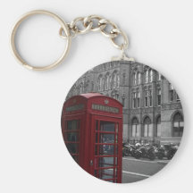 Cabina de teléfono de Londres Llaveros Personalizados