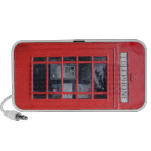 Cabina de teléfonos roja de Londres Portátil Altavoces
