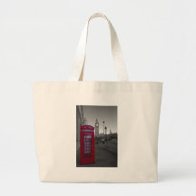 Cabina de teléfonos roja de Londres Bolsa De Mano