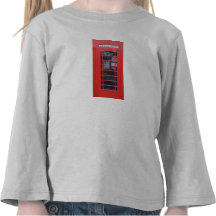 Cabina de teléfonos roja de Londres Camisetas
