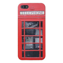 Cabina de teléfonos roja de Londres iPhone 5 Funda