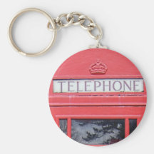 Cabina de teléfonos roja de Londres Llavero