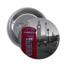 Cabina de teléfonos roja de Londres Pin