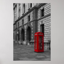 Cabina de teléfonos roja de Londres Impresiones
