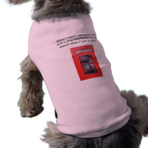 Cabina de teléfonos roja de Londres Ropa Para Mascota