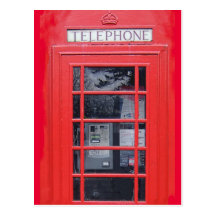 Cabina de teléfonos roja de Londres Tarjetas Postales
