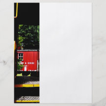 Caboose de Morristown y de Erie Tarjeton