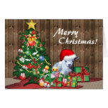 Cabra del bebé de las Felices Navidad Felicitaciones