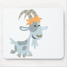 Cabra fresca linda Mousepad del dibujo animado Alfombrillas De Ratones