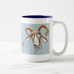 Cabra vieja adorable - personalizar tazas