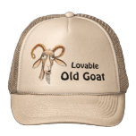 Cabra vieja divertida gorra
