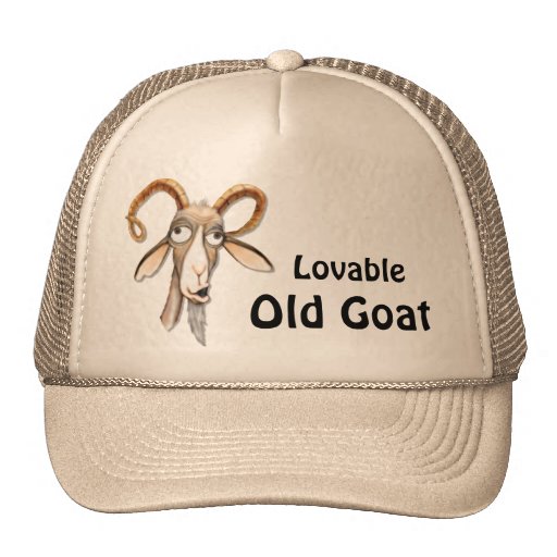 Cabra vieja divertida gorra