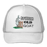 Cabra vieja obstinada gorra