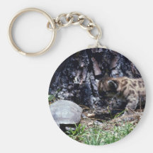 Cachorro y tortuga del puma llaveros personalizados