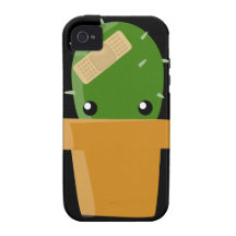 Cactus lindo Case-Mate iPhone 4 carcasas
