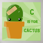 Cactus lindo impresiones