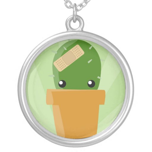 Cactus lindo pendiente