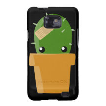 Cactus lindo samsung galaxy SII funda