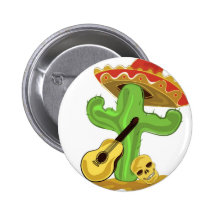 Cactus mexicano pins