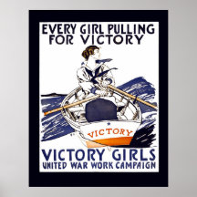 CADA CHICA QUE TIRA PARA LA VICTORIA     1918 POSTERS
