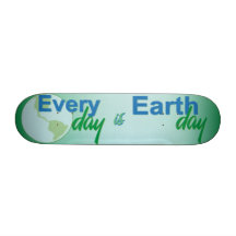 Cada día es Día de la Tierra Monopatin Personalizado