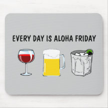 Cada día es hawaiana viernes alfombrillas de ratones